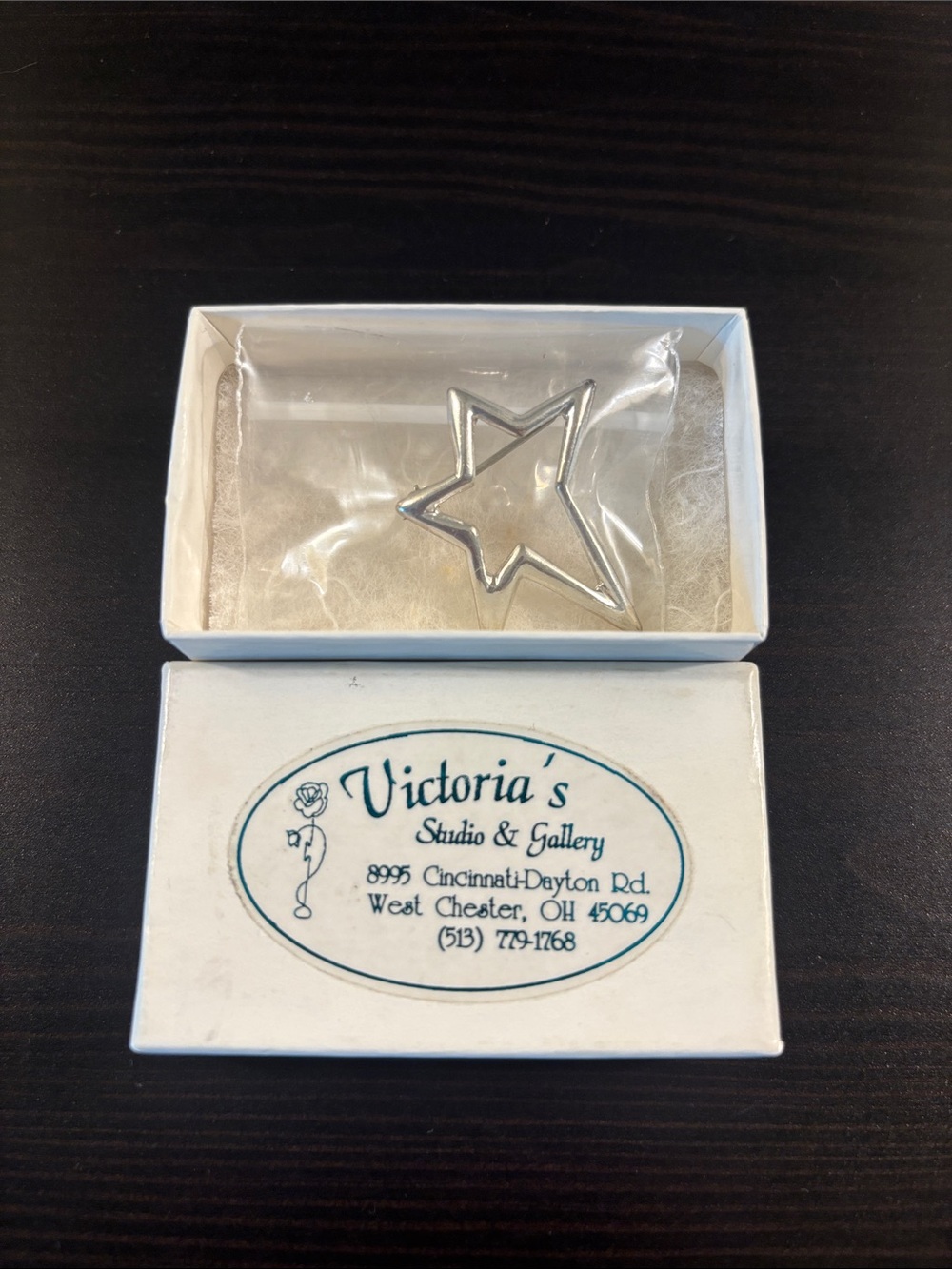 Silver Star Pin - Picture 5 of 5